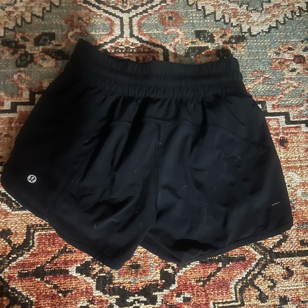 Lululemon Black Workout Shorts